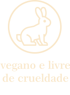 Vegano e livre de crueldade.