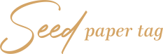Tag em Papel Semente